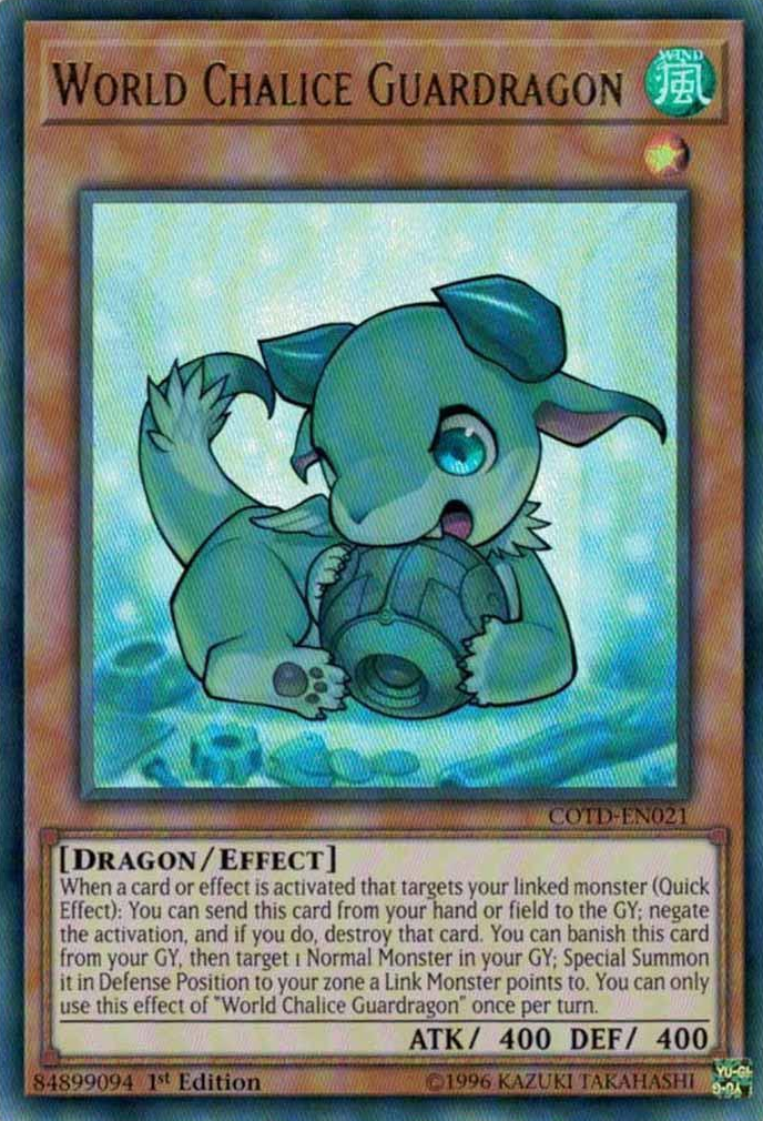 World Chalice Guardragon [COTD-EN021] Ultra Rare | Good Games Adelaide SA