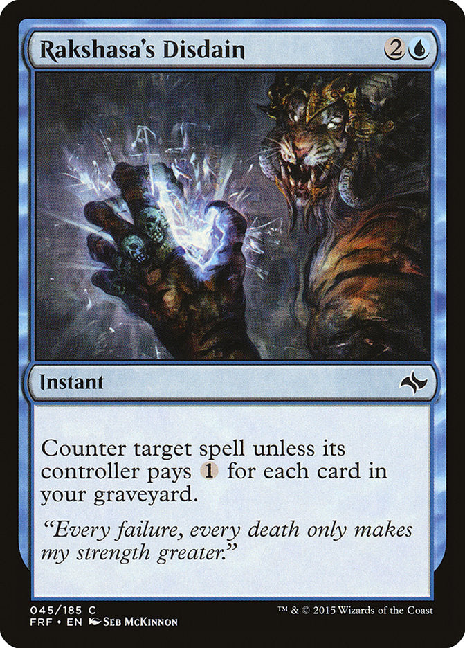 Rakshasa's Disdain 45/185 (Fate Reforged)  - Foil | Good Games Adelaide SA