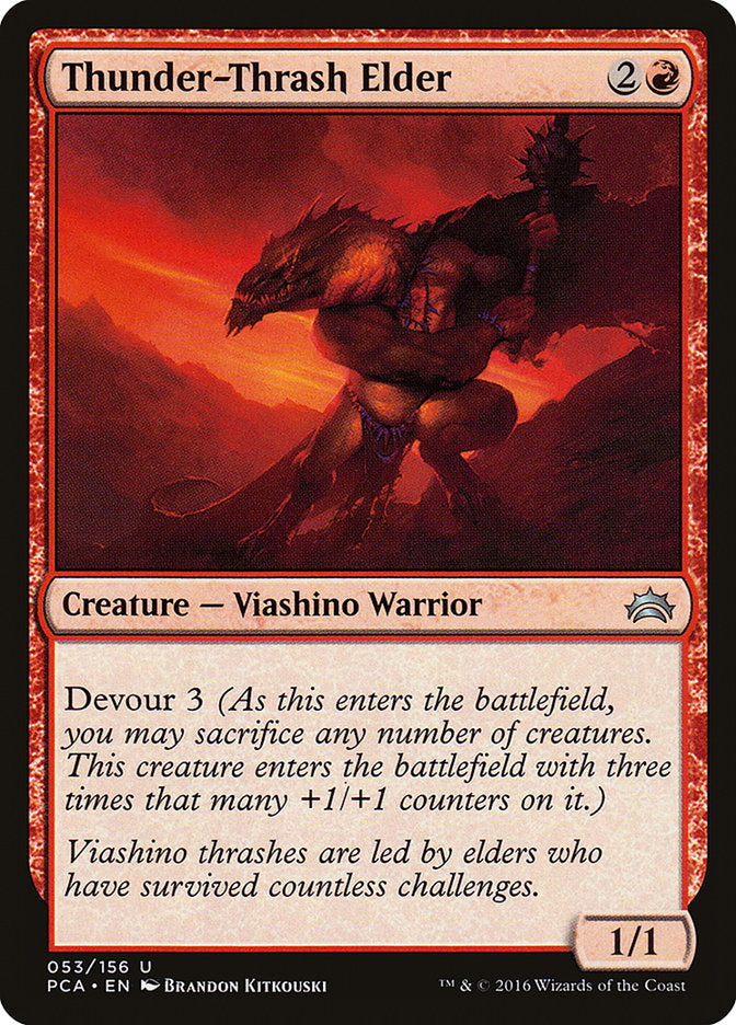 Thunder-Thrash Elder 53 (Planechase Anthology)  | Good Games Adelaide SA