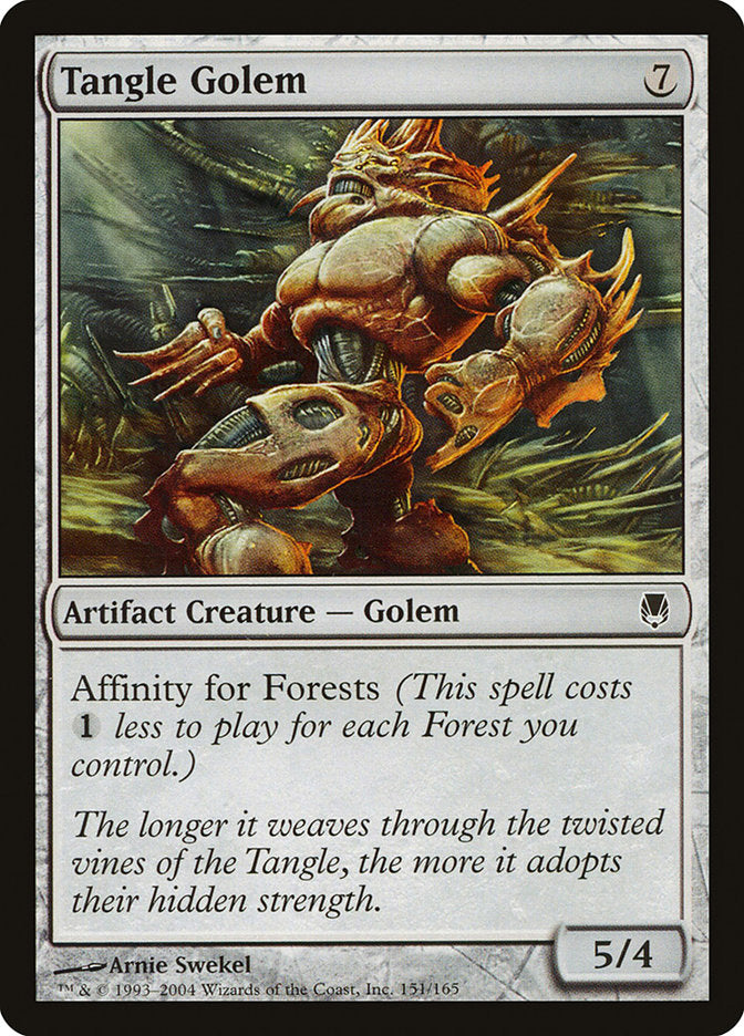 Tangle Golem 151 (Darksteel)  - Foil | Good Games Adelaide SA