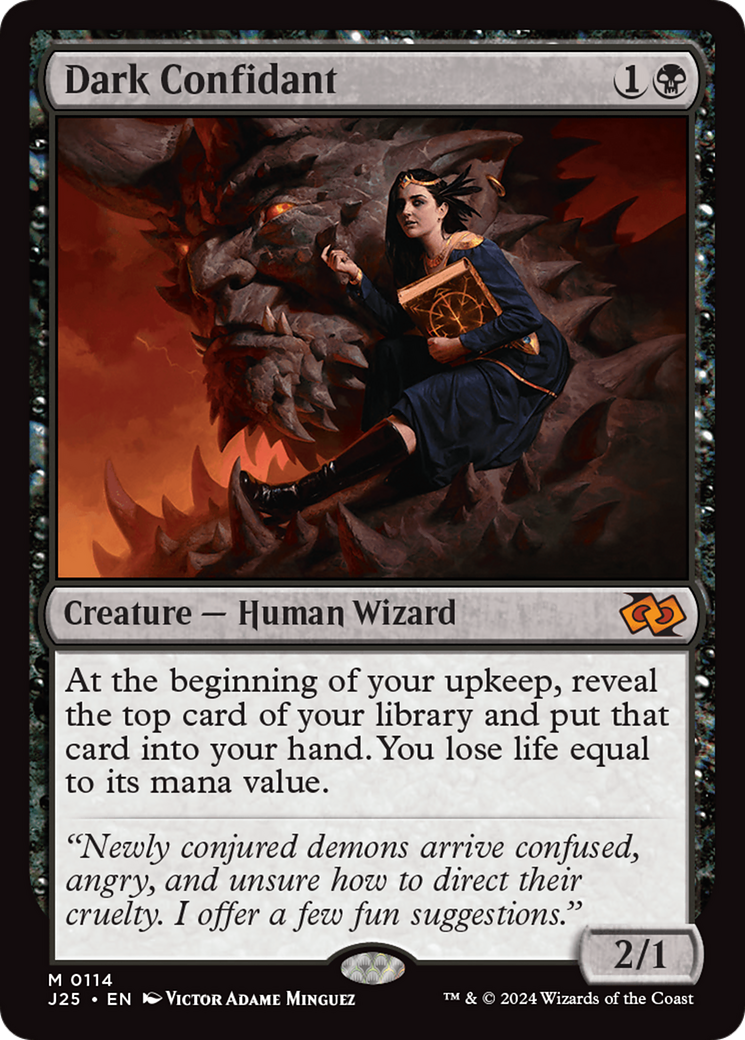 Dark Confidant [Foundations Jumpstart] | Good Games Adelaide SA