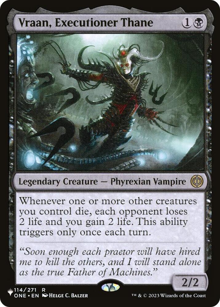 Vraan Executioner Thane 114 (The List Reprints)  | Good Games Adelaide SA