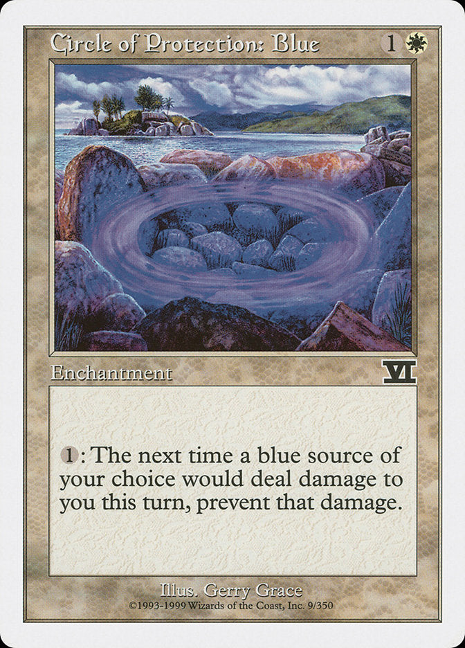 Circle of Protection: Blue [Classic Sixth Edition] | Good Games Adelaide SA