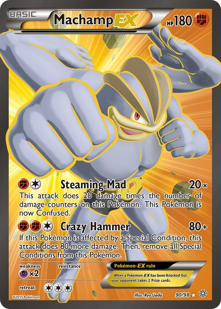 Machamp EX Full Art 90/98 (XY - Ancient Origins)  - Holofoil | Good Games Adelaide SA