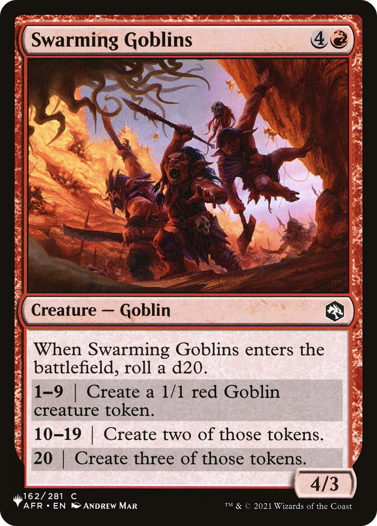 Swarming Goblins [The List Reprints] | Good Games Adelaide SA