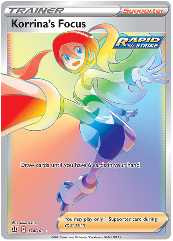 Korrina's Focus (174/163) [Sword & Shield: Battle Styles] | Good Games Adelaide SA