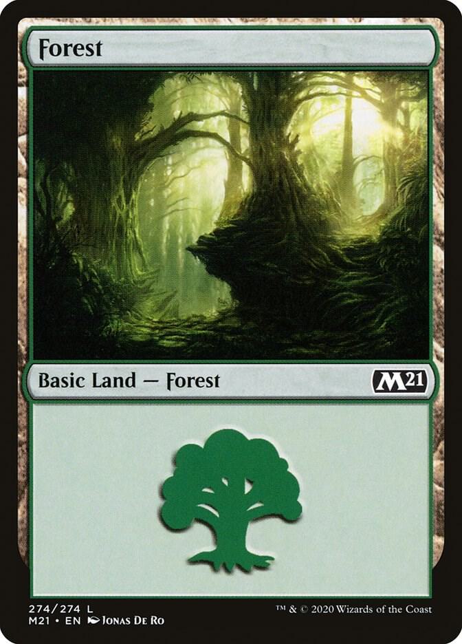 Forest 274 (Core Set 2021)  | Good Games Adelaide SA