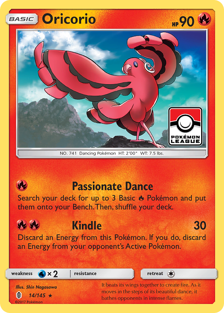 Oricorio (14/145) [Sun & Moon: Guardians Rising] | Good Games Adelaide SA