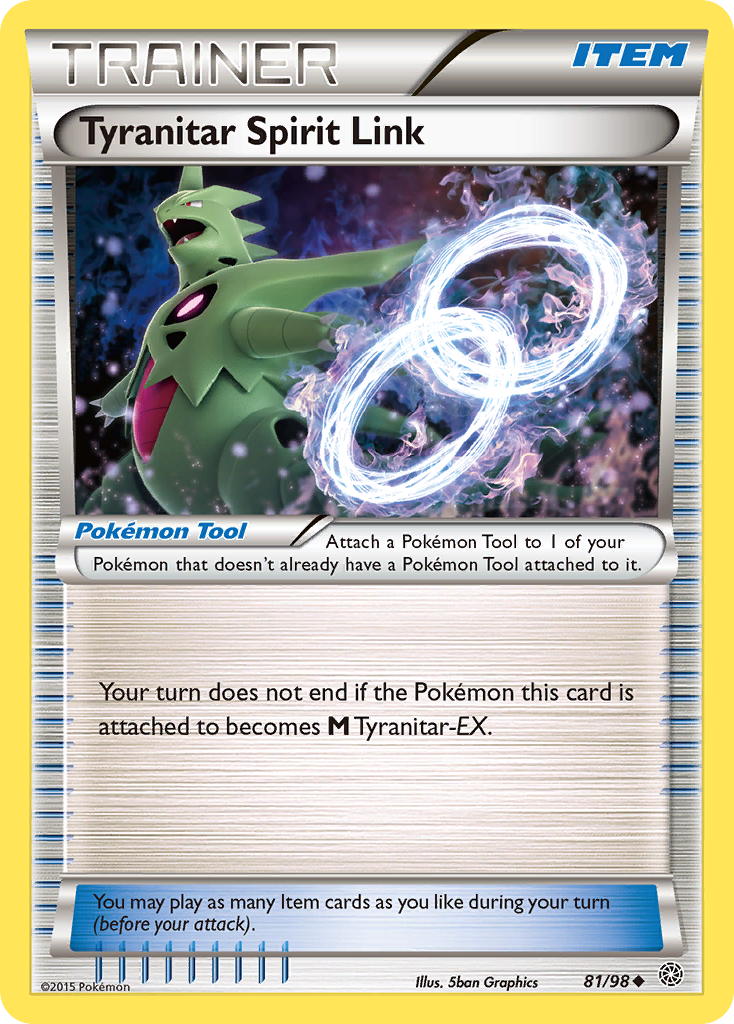 Tyranitar Spirit Link (81/98) [XY: Ancient Origins] | Good Games Adelaide SA
