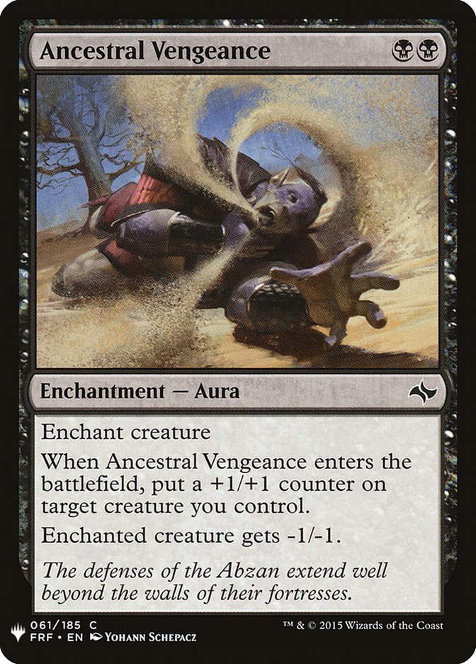 Ancestral Vengeance [Mystery Booster] | Good Games Adelaide SA