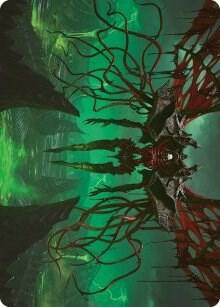 Archfiend of the Dross Art Card 18 (Art Series: Phyrexia: All Will Be One)  | Good Games Adelaide SA