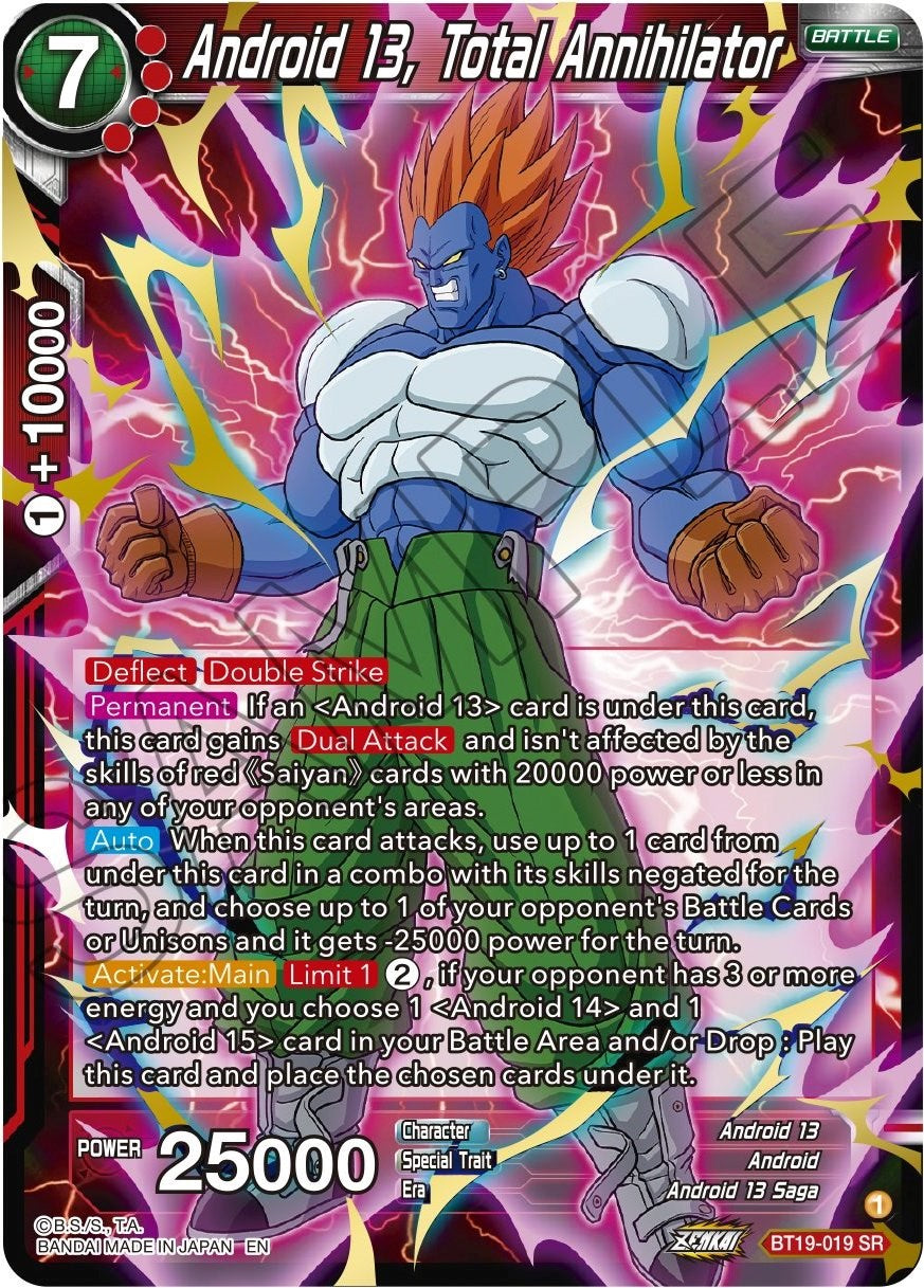 Android 13, Total Annihilator (BT19-019) [Fighter's Ambition] | Good Games Adelaide SA