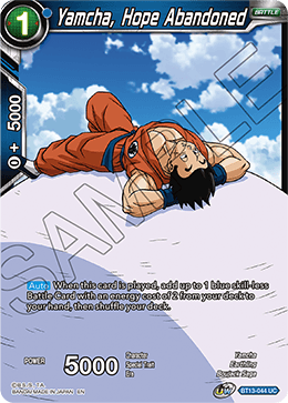 Yamcha, Hope Abandoned (Uncommon) [BT13-044] | Good Games Adelaide SA
