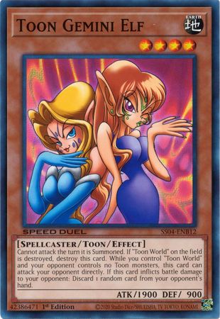 Toon Gemini Elf [SS04-ENB12] Common | Good Games Adelaide SA