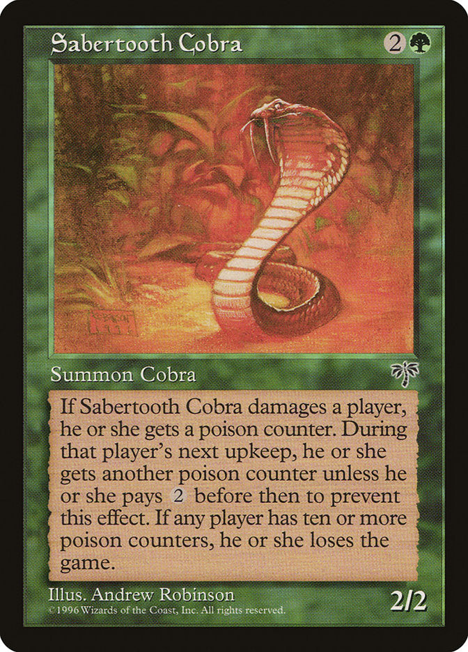 Sabertooth Cobra  (Mirage)  | Good Games Adelaide SA
