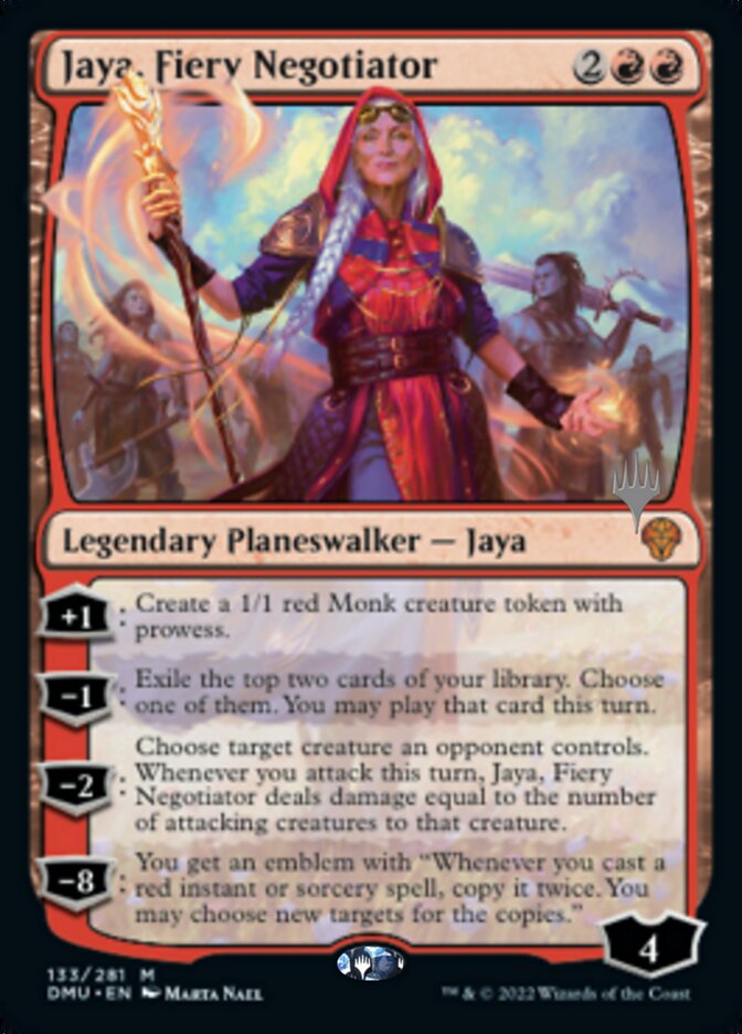 Jaya, Fiery Negotiator (Promo Pack) [Dominaria United Promos] | Good Games Adelaide SA