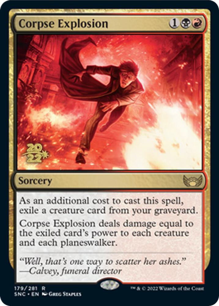 Corpse Explosion 179 (Prerelease Cards)  - Foil | Good Games Adelaide SA