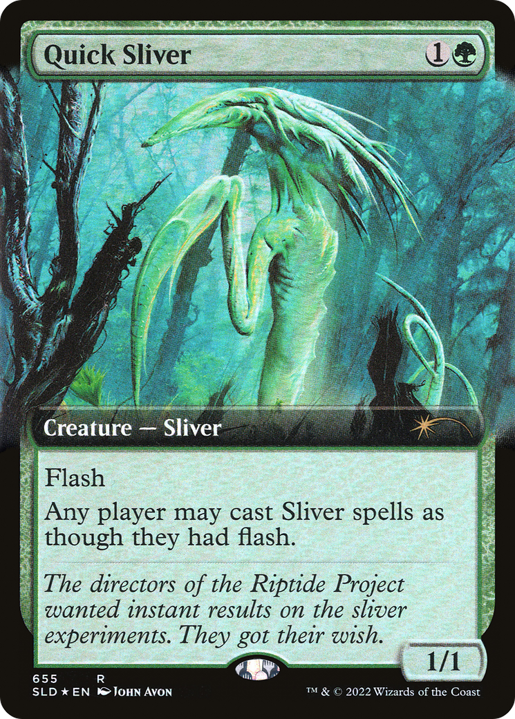Quick Sliver (Extended Art) [Secret Lair Drop Promos] | Good Games Adelaide SA