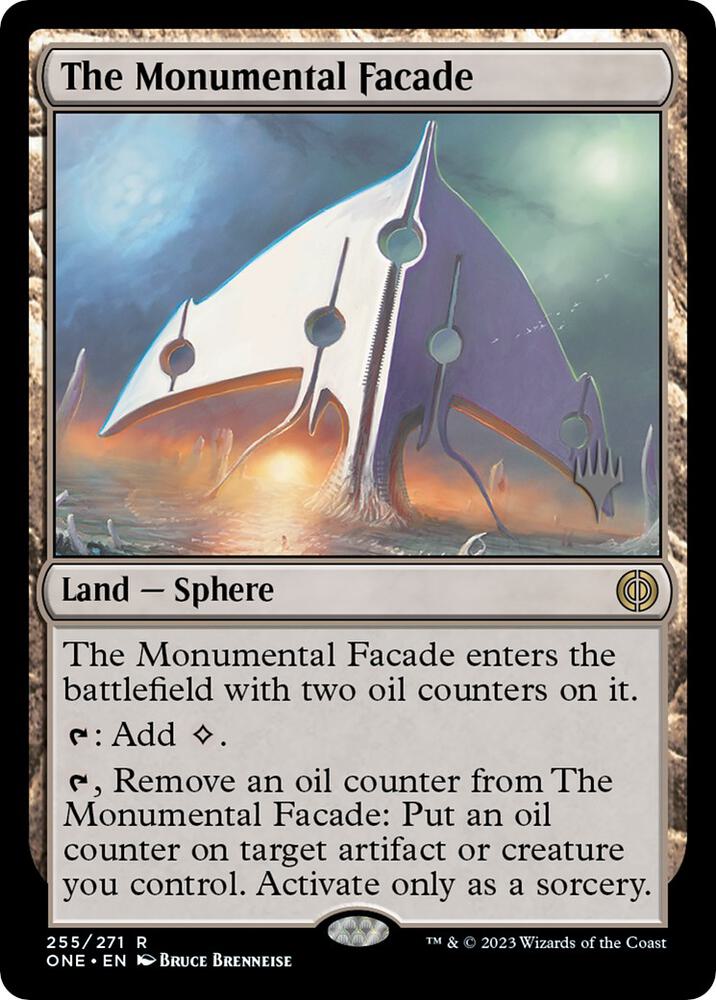 The Monumental Facade 255 (Promo Pack: Phyrexia: All Will Be One)  | Good Games Adelaide SA