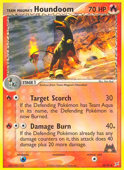Team Magma's Houndoom (34/95) [EX: Team Magma vs Team Aqua] | Good Games Adelaide SA