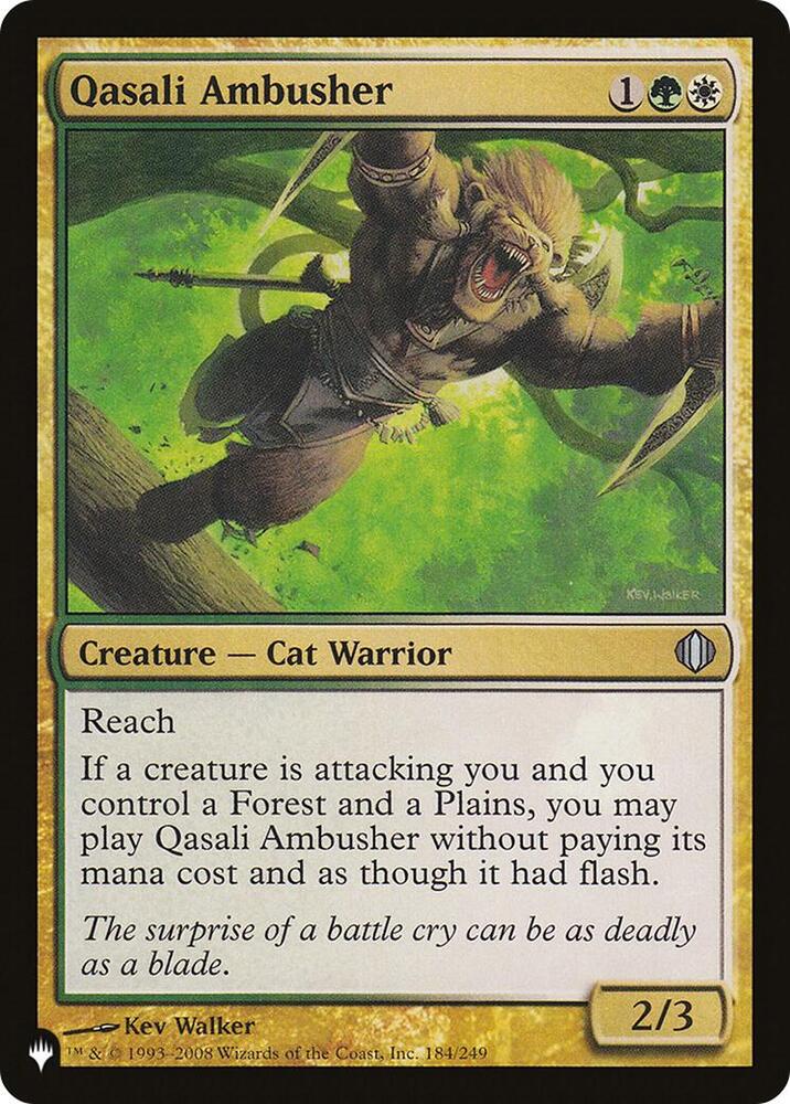 Qasali Ambusher 184/249 (The List Reprints)  | Good Games Adelaide SA