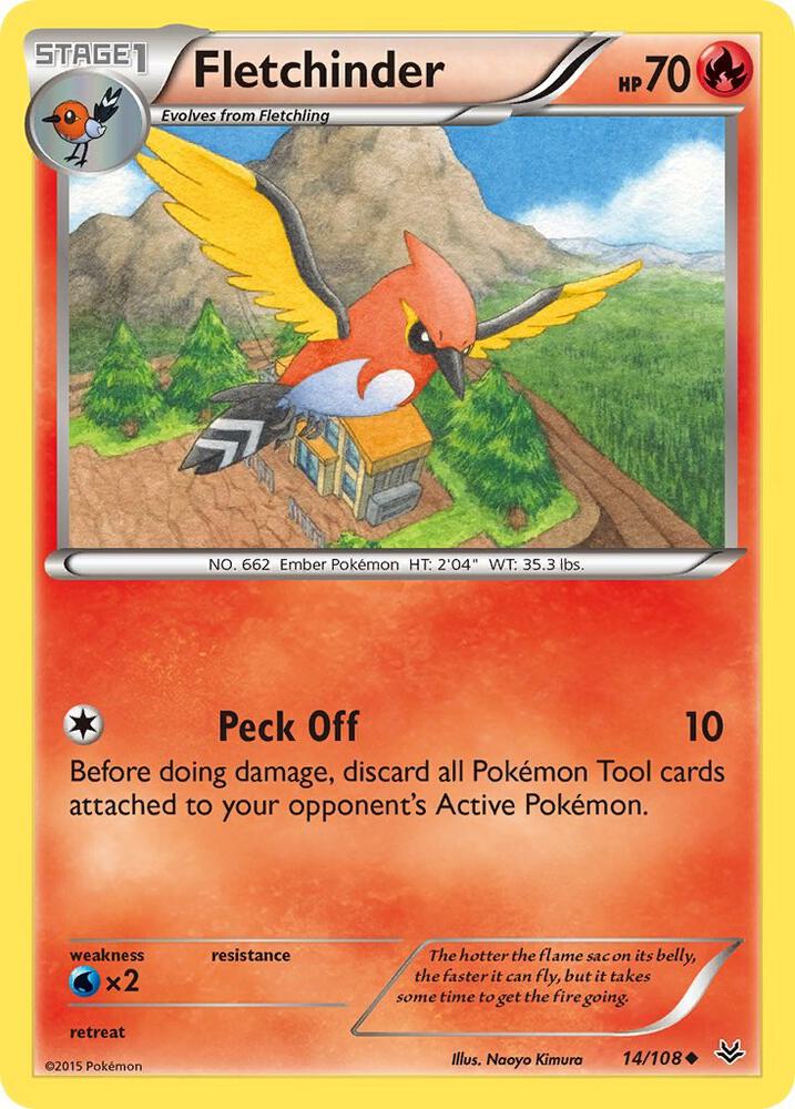 Fletchinder 14/108 (XY - Roaring Skies)  | Good Games Adelaide SA