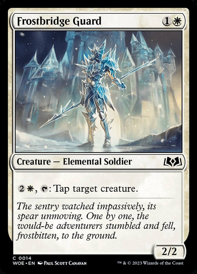 Frostbridge Guard 14 (Wilds of Eldraine)  - Foil | Good Games Adelaide SA