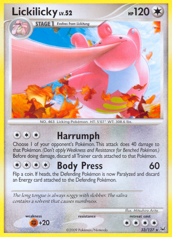 Lickilicky (33/127) [Platinum: Base Set] | Good Games Adelaide SA