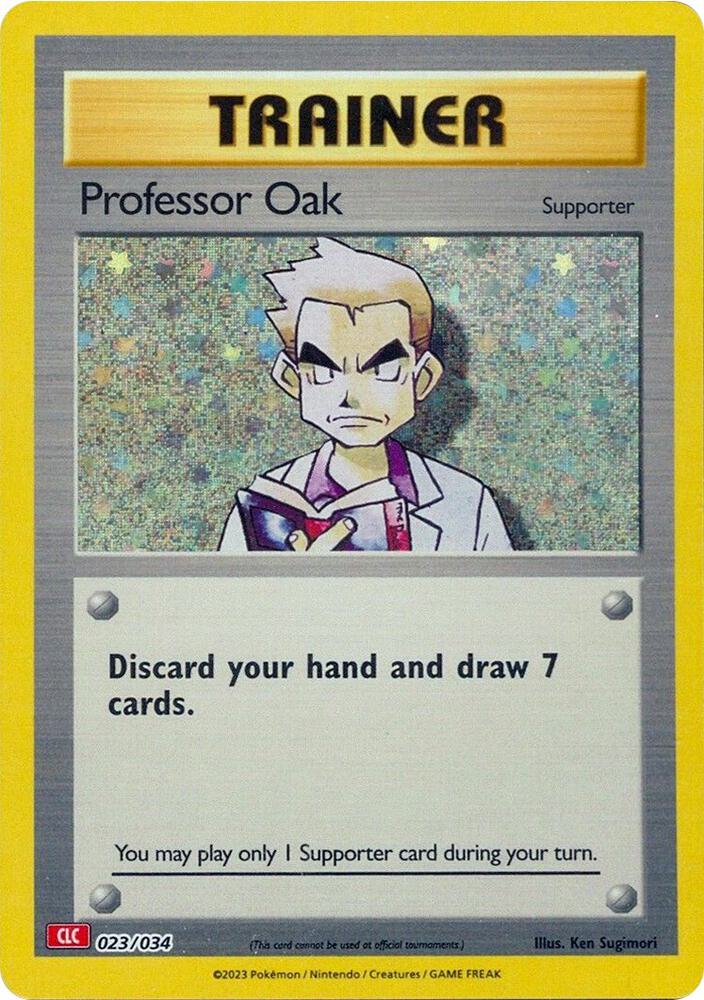 Professor Oak CLC 023/034 (Trading Card Game Classic)  - Holofoil | Good Games Adelaide SA