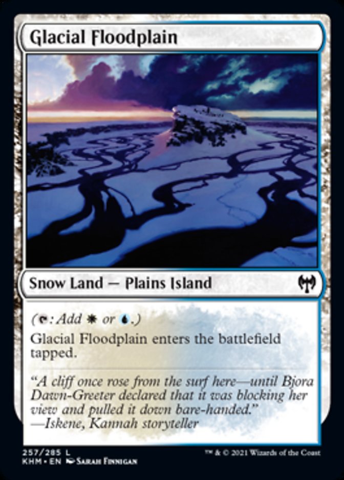 Glacial Floodplain [Kaldheim] | Good Games Adelaide SA