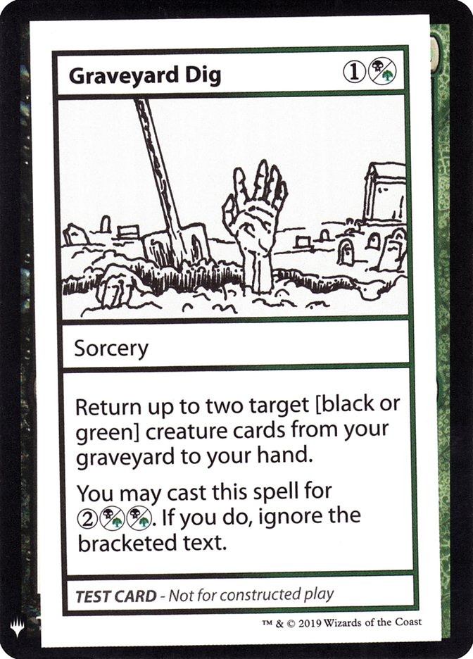 Graveyard Dig [Mystery Booster Playtest Cards] | Good Games Adelaide SA