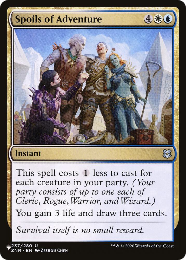 Spoils of Adventure 237 (The List Reprints)  | Good Games Adelaide SA