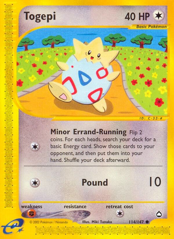 Togepi 114/147 (Aquapolis)  | Good Games Adelaide SA