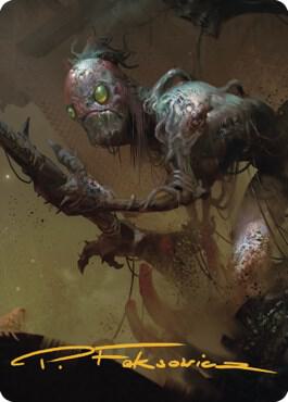 Mold Folk Art Card Gold Stamped Signature 23 (Art Series: Commander Legends: Battle for Baldur's Gate)  | Good Games Adelaide SA