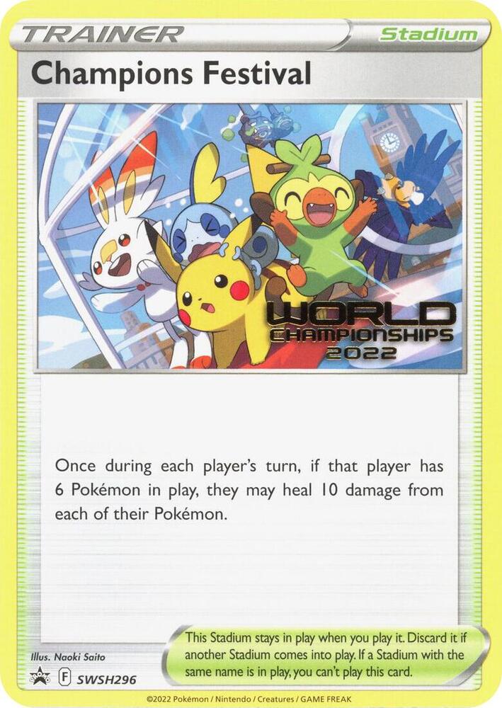 Champions Festival World Championships 2022 SWSH296 (SWSH: Sword & Shield Promo Cards)  | Good Games Adelaide SA
