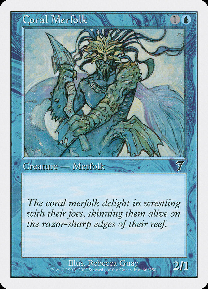 Coral Merfolk [Seventh Edition] | Good Games Adelaide SA