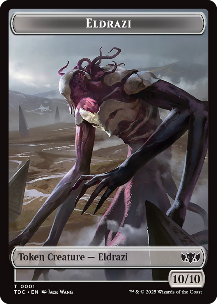 Eldrazi // Citizen Double-Sided Token [Tarkir: Dragonstorm Commander Tokens] | Good Games Adelaide SA