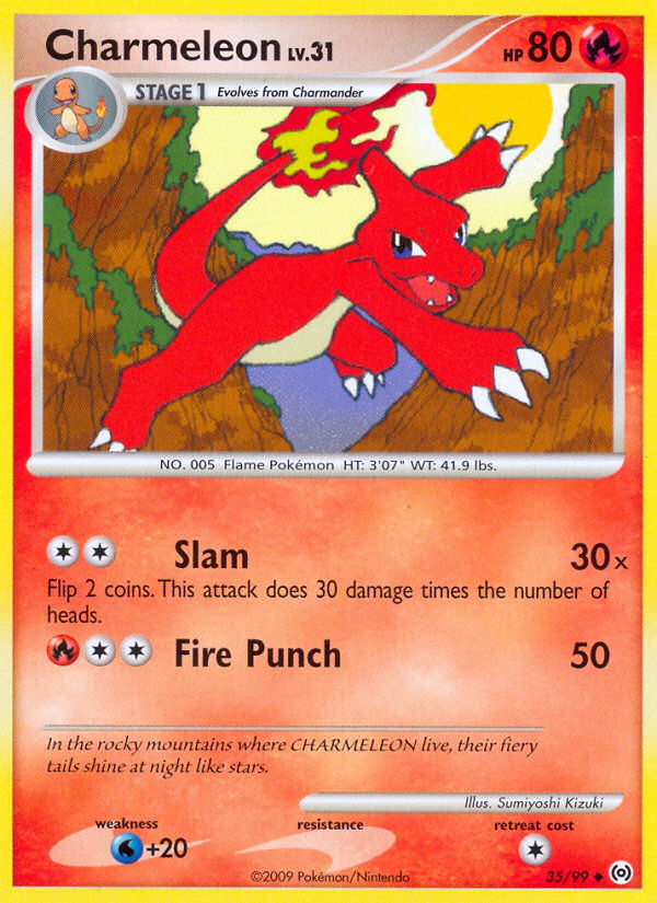 Charmeleon (35/99) [Platinum: Arceus] | Good Games Adelaide SA