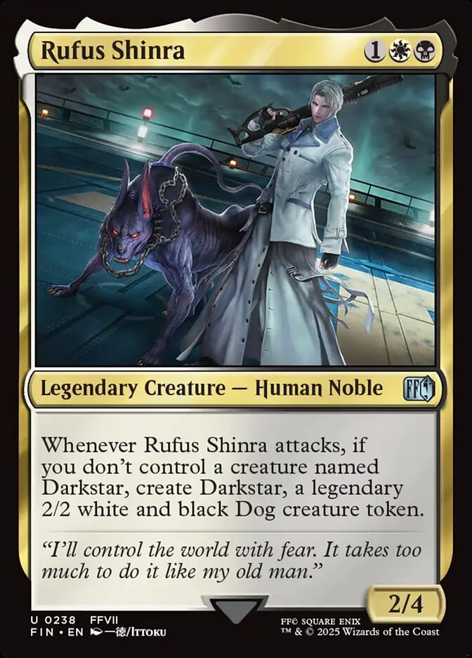 Rufus Shinra 238 (FINAL FANTASY)  - Foil | Good Games Adelaide SA