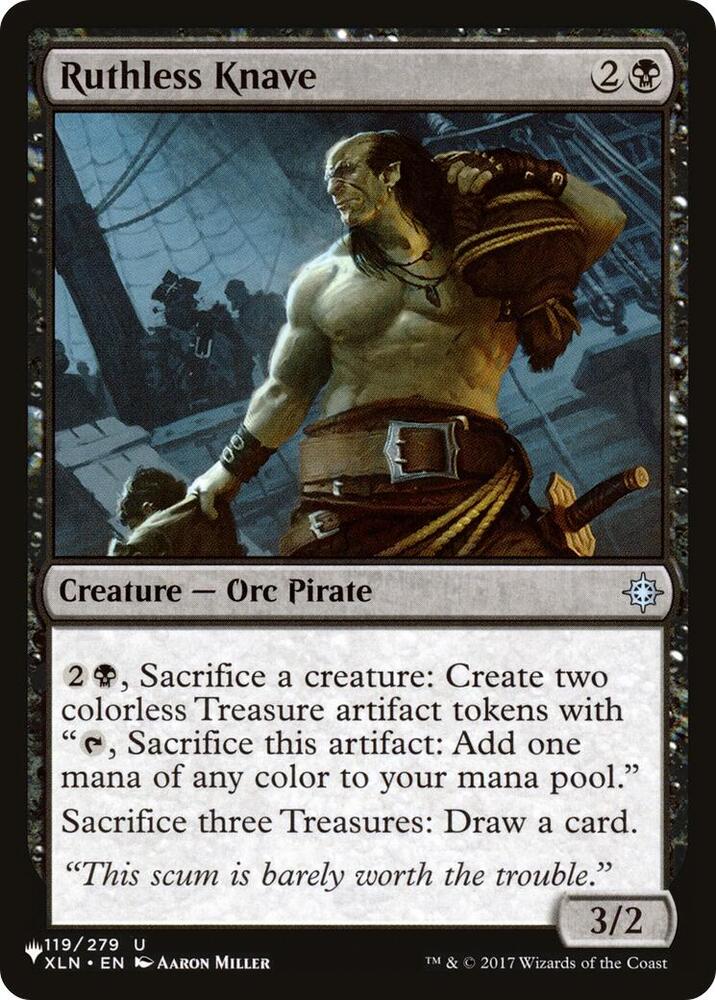 Ruthless Knave 119/279 (The List Reprints)  | Good Games Adelaide SA