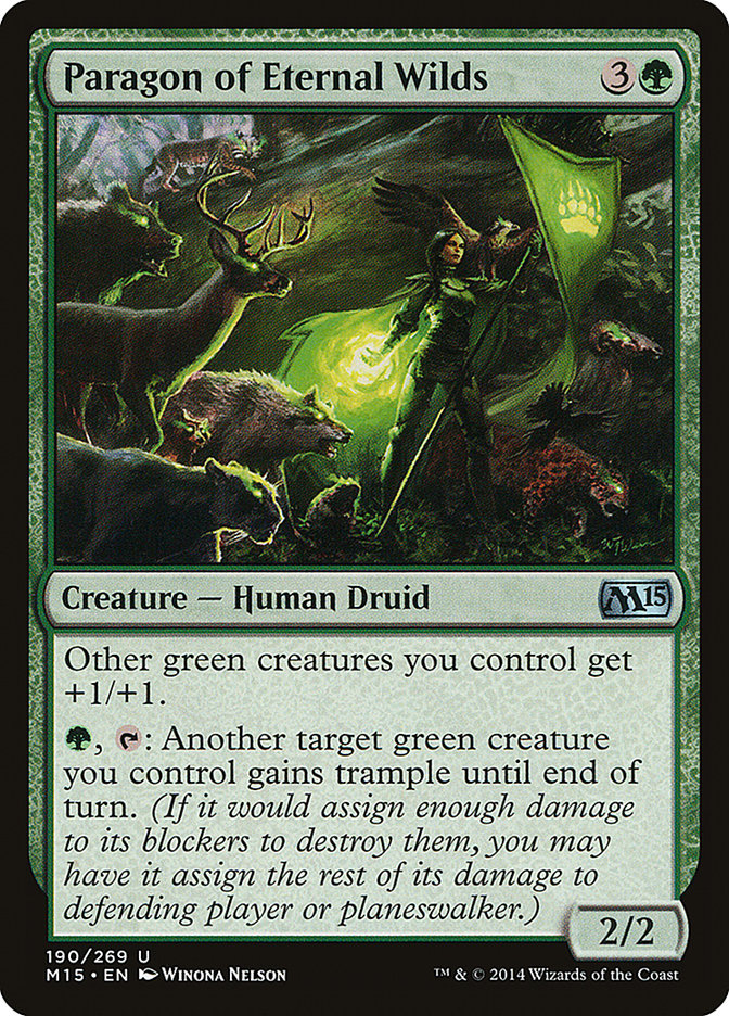 Paragon of Eternal Wilds 190 (Magic 2015 (M15))  | Good Games Adelaide SA