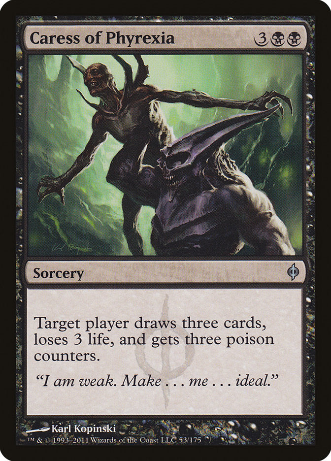 Caress of Phyrexia 53 (New Phyrexia)  - Foil | Good Games Adelaide SA