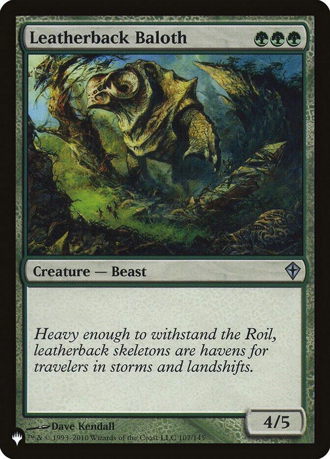 Leatherback Baloth 107/145 (The List Reprints)  | Good Games Adelaide SA