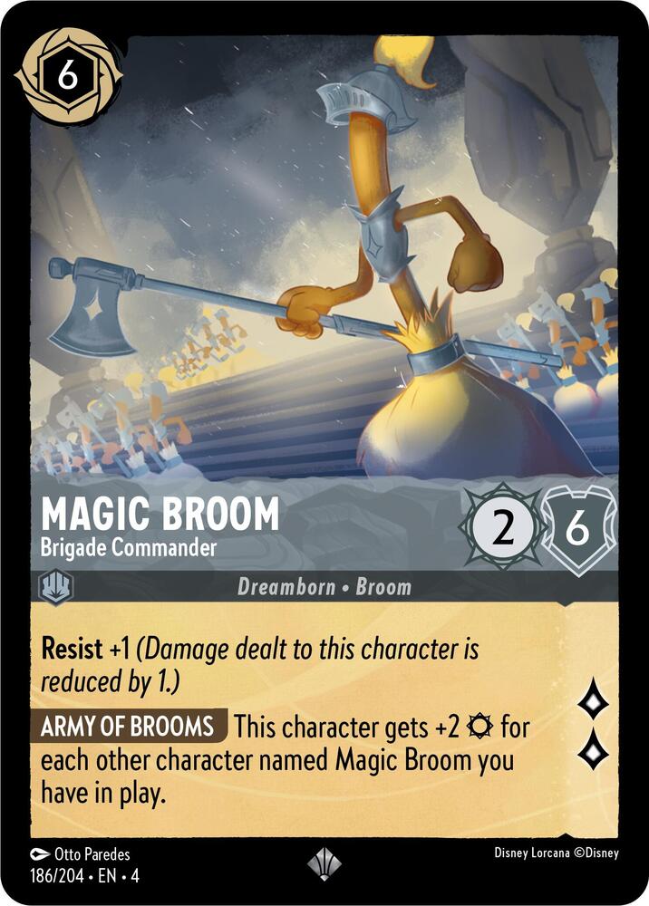 Magic Broom Brigade Commander 186/204 (Ursula's Return)  | Good Games Adelaide SA
