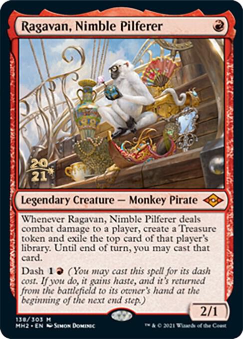 Ragavan Nimble Pilferer 138 (Prerelease Cards)  - Foil | Good Games Adelaide SA