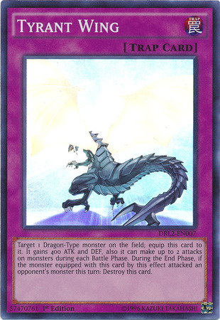 Tyrant Wing [DRL2-EN007] Super Rare | Good Games Adelaide SA