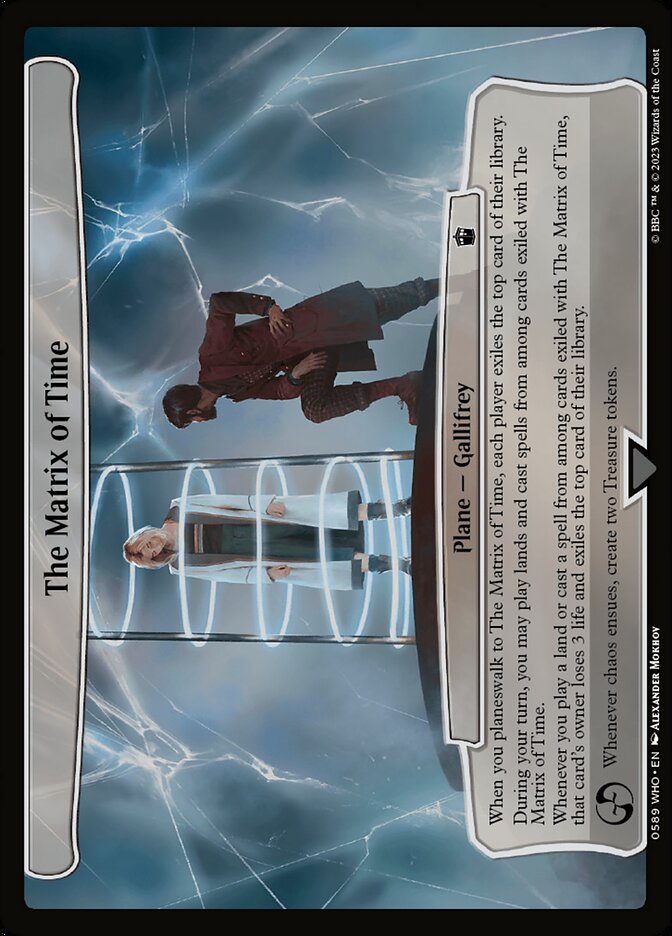 The Matrix of Time 589 (Planechase: Universes Beyond: Doctor Who)  | Good Games Adelaide SA