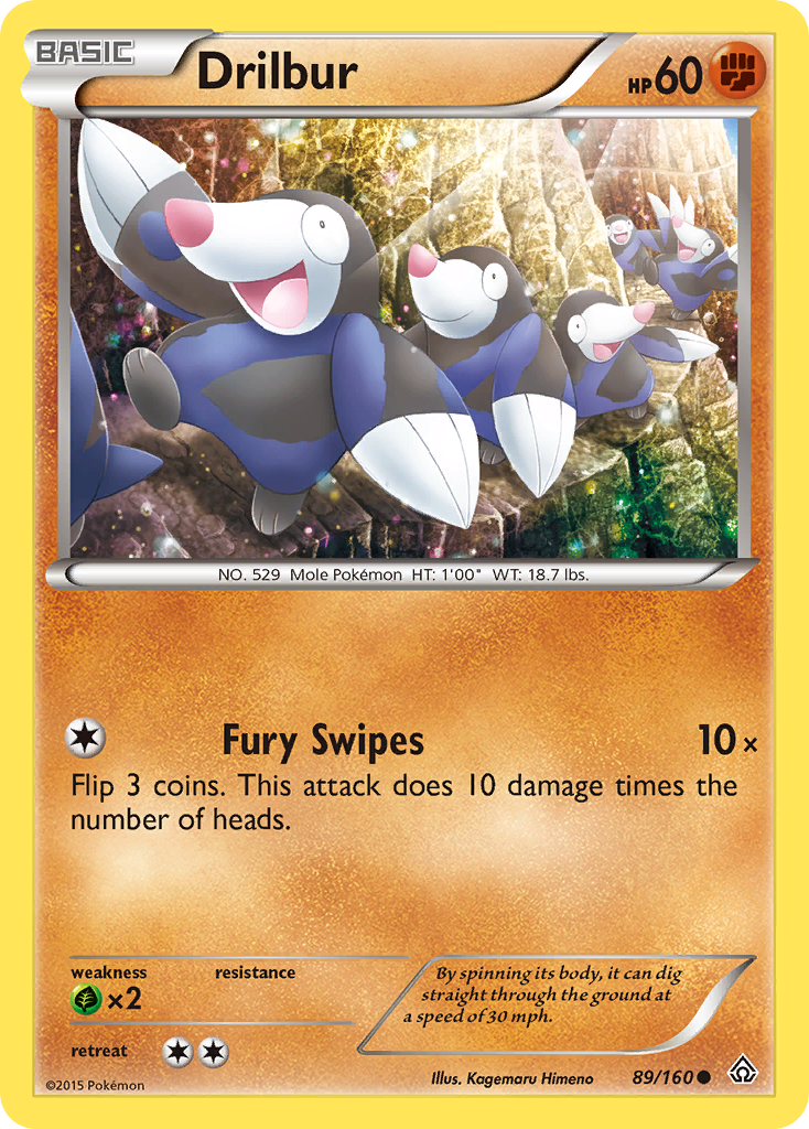 Drilbur (89/160) [XY: Primal Clash] | Good Games Adelaide SA