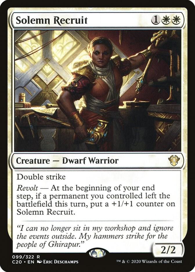 Solemn Recruit 99 (Commander 2020)  | Good Games Adelaide SA
