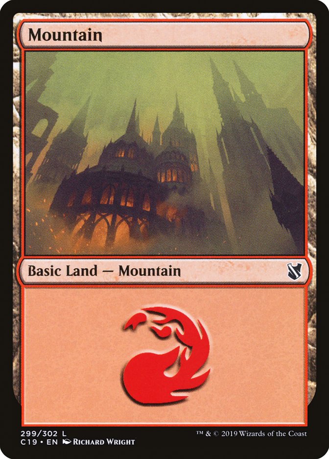 Mountain (299) [Commander 2019] | Good Games Adelaide SA